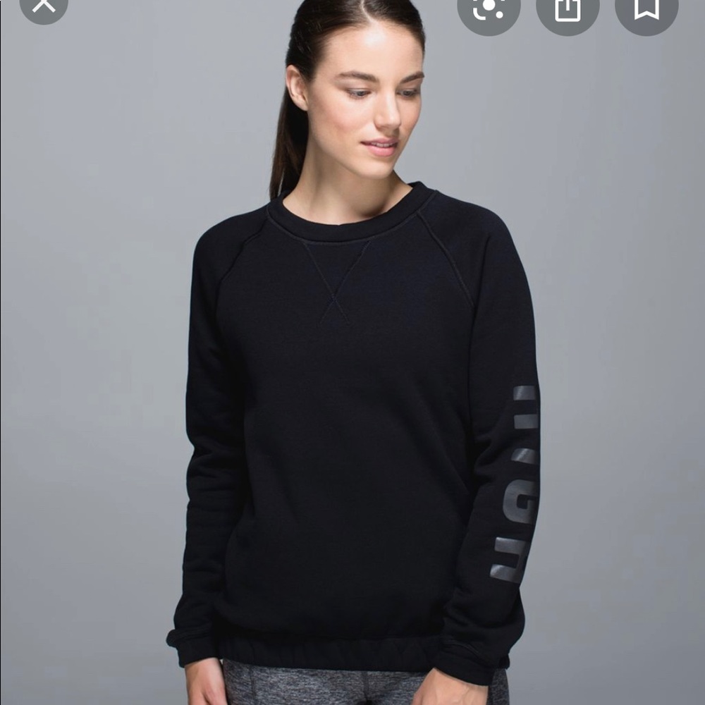 Lululemon mile high sweatershirt sz 6